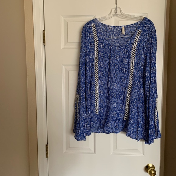 Roper Tops - ROPER babydoll blouse size XL. NEVER WORN.